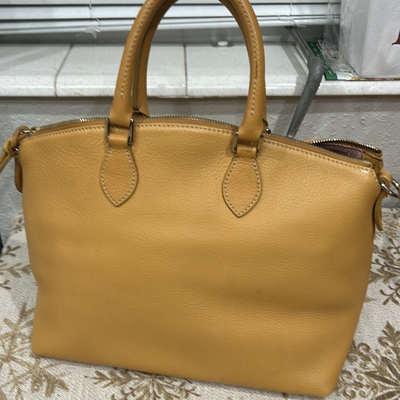 Dooney & Bourke Tan Leather Handbag - Picture 2 of 5
